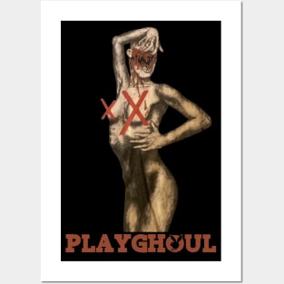 Playghoul Horror Movie Parody Design Posters and Art